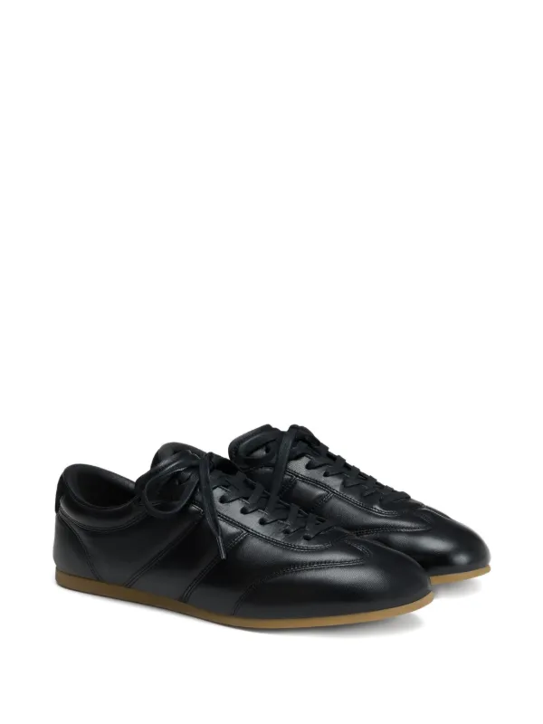 LEMAIRE Soft Runner レザースニーカー | ブラック | FARFETCH JP