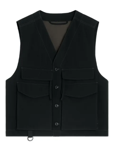 LEMAIRE utility button-fastening gilet