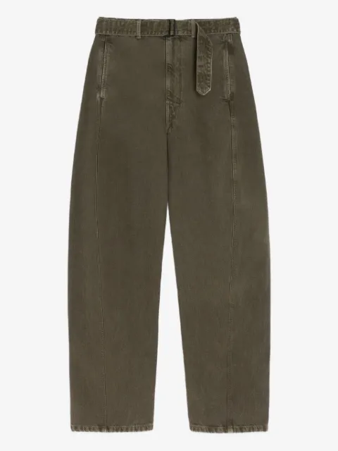 LEMAIRE twisted belted trousers