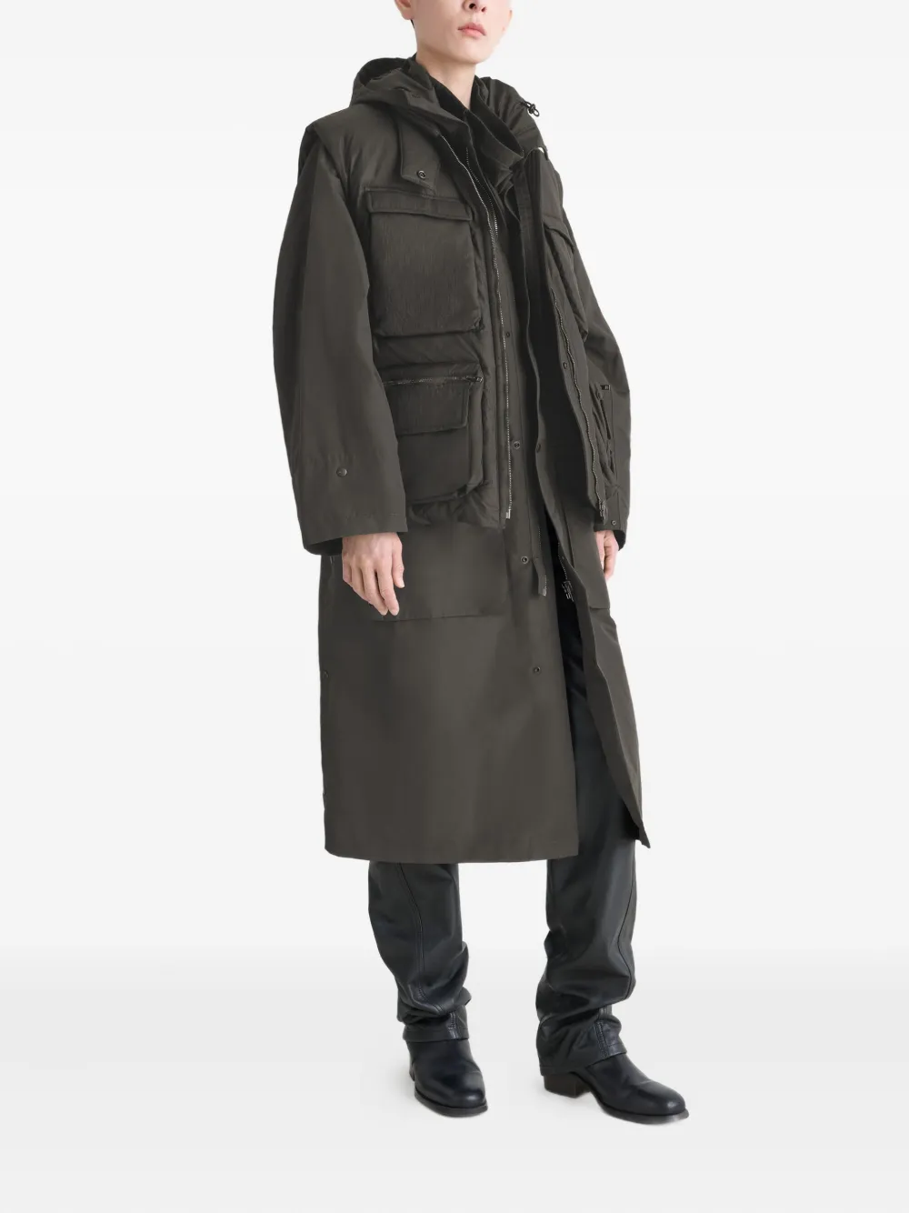 LEMAIRE Wadded zip-fastening multiple-pocket gilet | Waistcoats & Gilets | Image 2