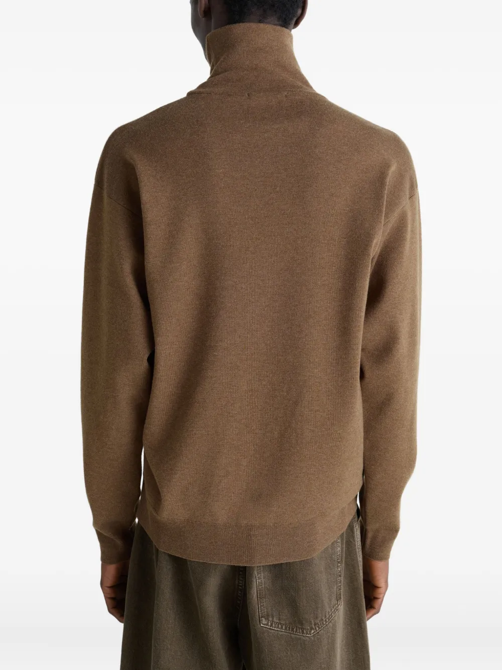 LEMAIRE Wollen trui met ronde hals Bruin