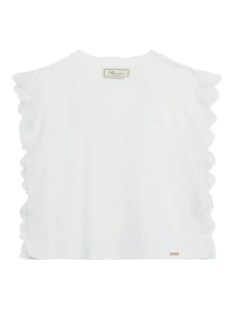 Blumarine lace-detail tank top