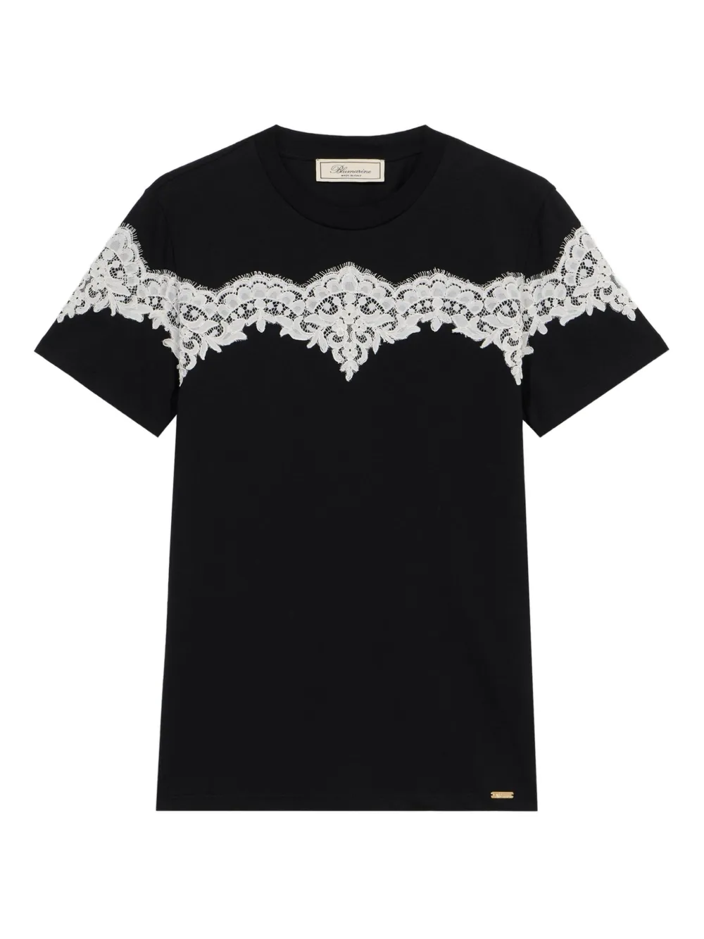 lace-detail T-shirt