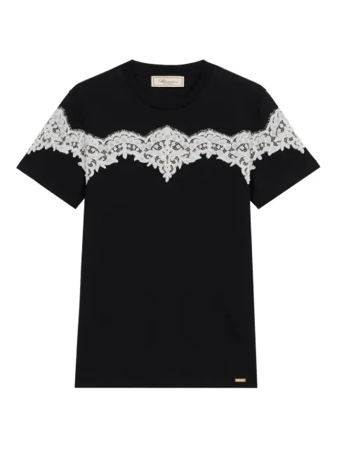Blumarine lace-detail T-shirt