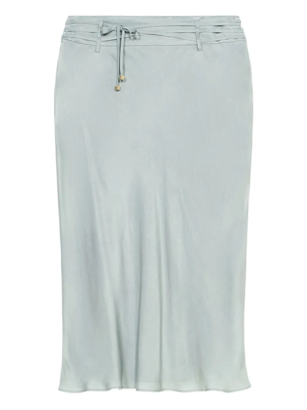 Blumarine satin midi skirt | Grey | Image 1