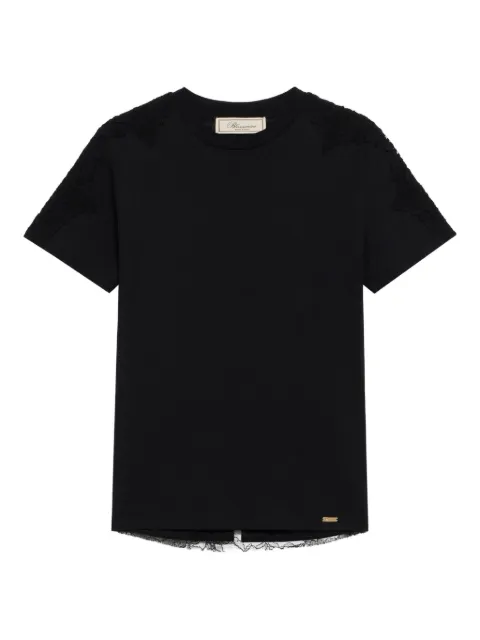 Blumarine lace-trim T-shirt