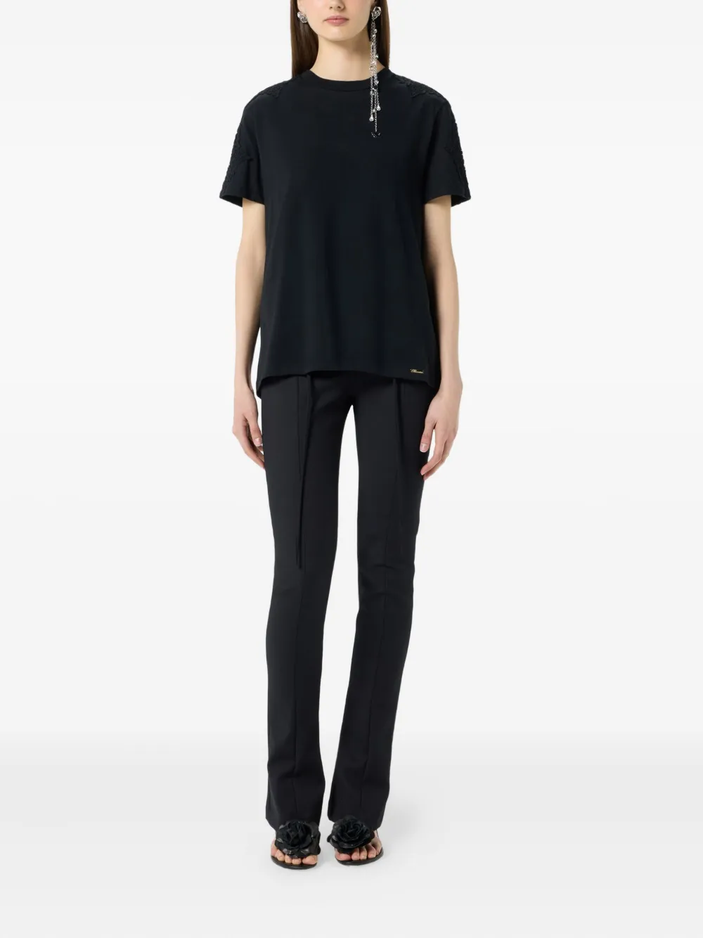 Blumarine lace-trim T-shirt | Playeras y jerséis | Image 2