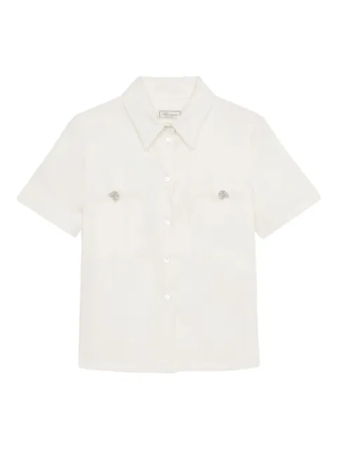 Blumarine short-sleeve button-up shirt