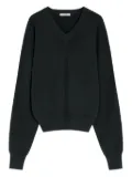 LEMAIRE V-neck sweater - Black