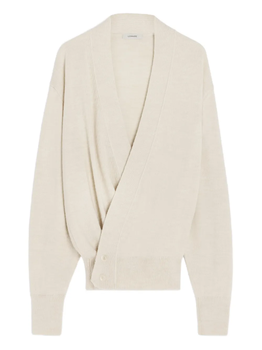 Lemaire V-neck Cardigan In Neutral