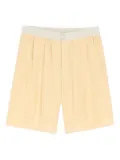 LEMAIRE button-front shorts - Yellow