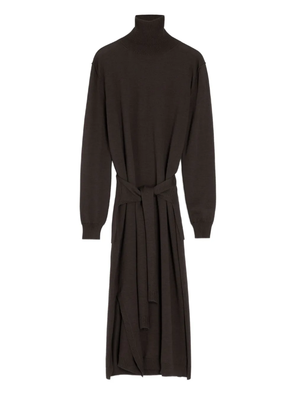 LEMAIRE Jurk met gestrikte taille Bruin