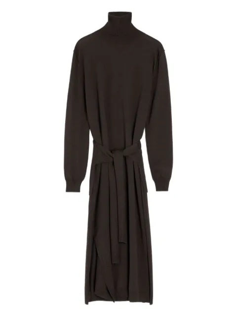 LEMAIRE tie-waist knitted dress