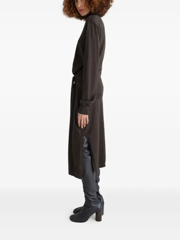 lemaire knit dress LEMAIRE Trompe L'Oeil Midi Dress