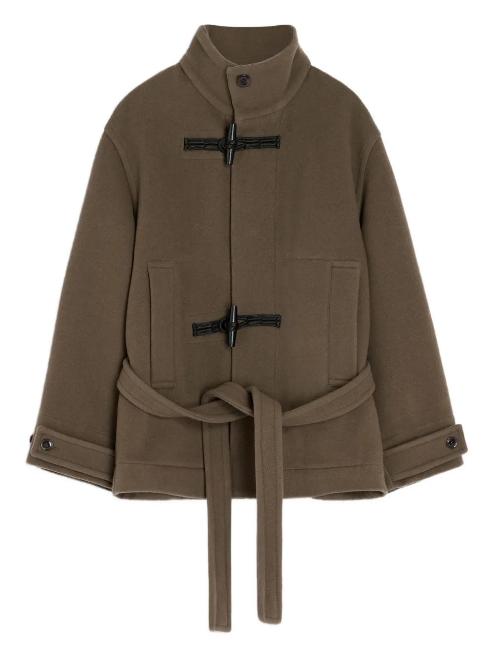 LEMAIRE toggle-fastening belted duffle coat | Brown | Image 1