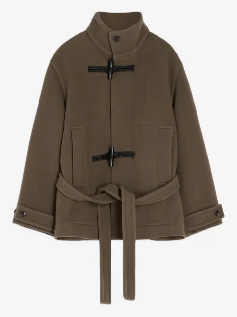 LEMAIRE toggle-fastening belted duffle coat