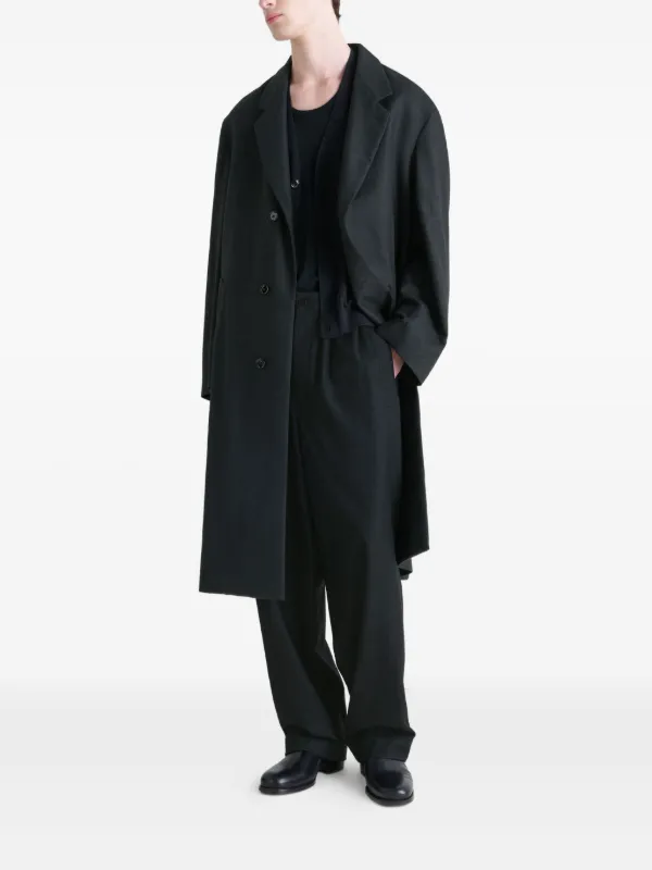 LEMAIRE Tailored single-breasted Coat | Grey | FARFETCH