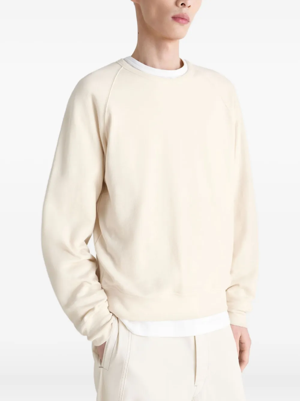 LEMAIRE Sweater met raglan mouwen Wit