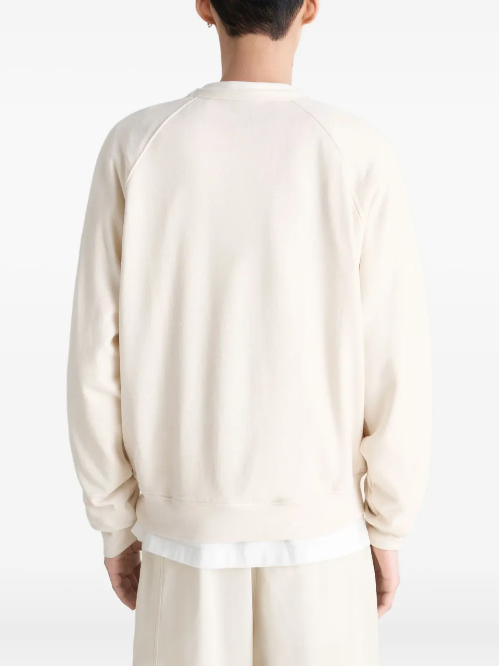 LEMAIRE Sweater met raglan mouwen Wit
