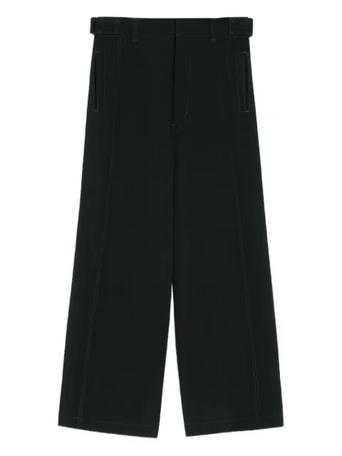 LEMAIRE contrast-stitching trousers
