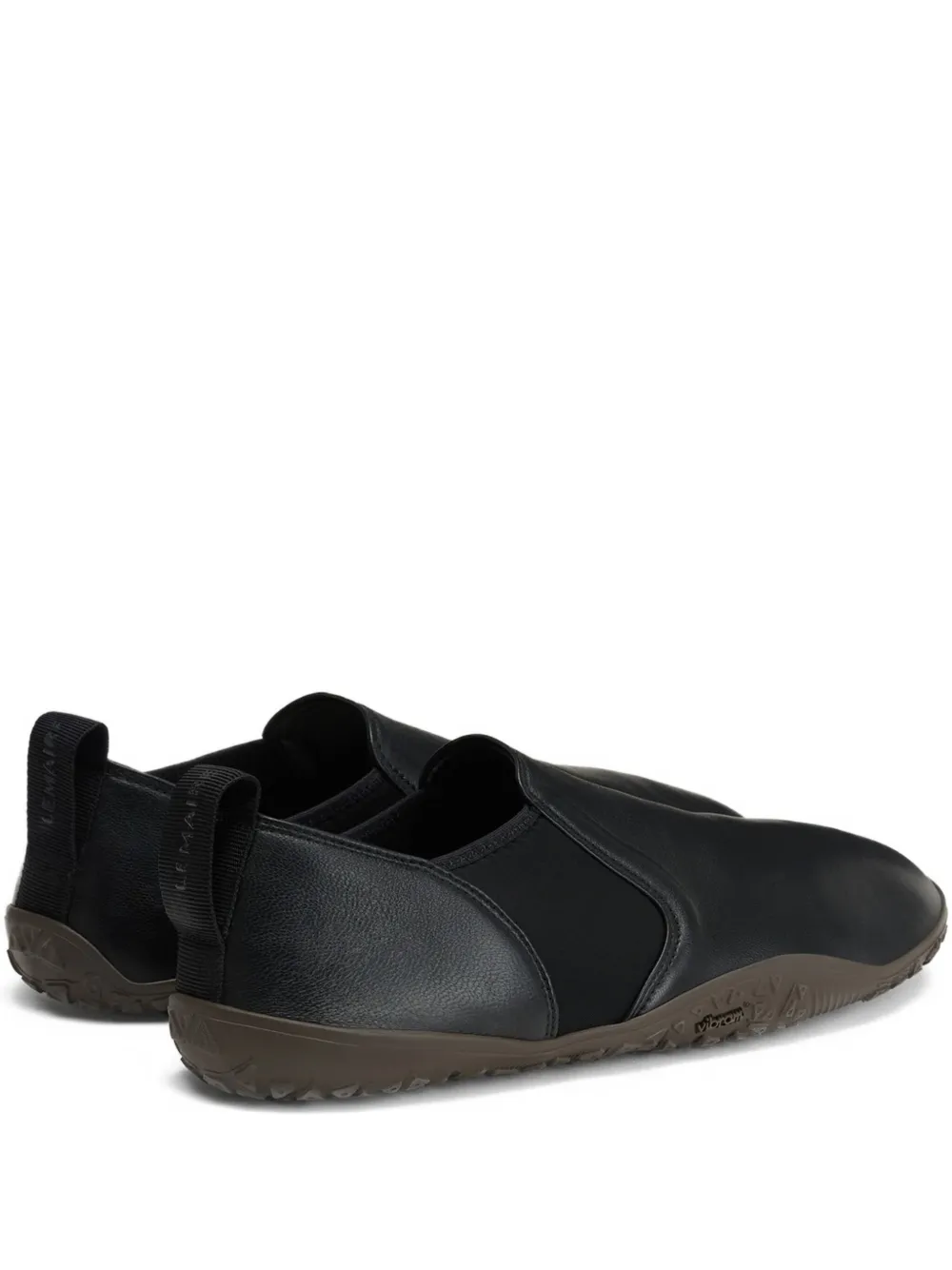LEMAIRE Leren slippers - Zwart