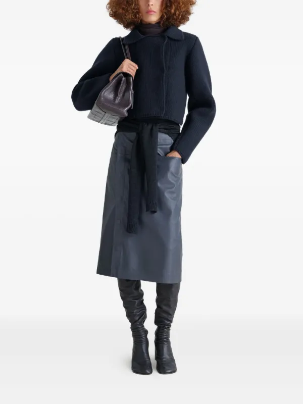 LEMAIRE 20SS DOUBLE BREASTED JACKET LEMAIRE Felted double-breasted