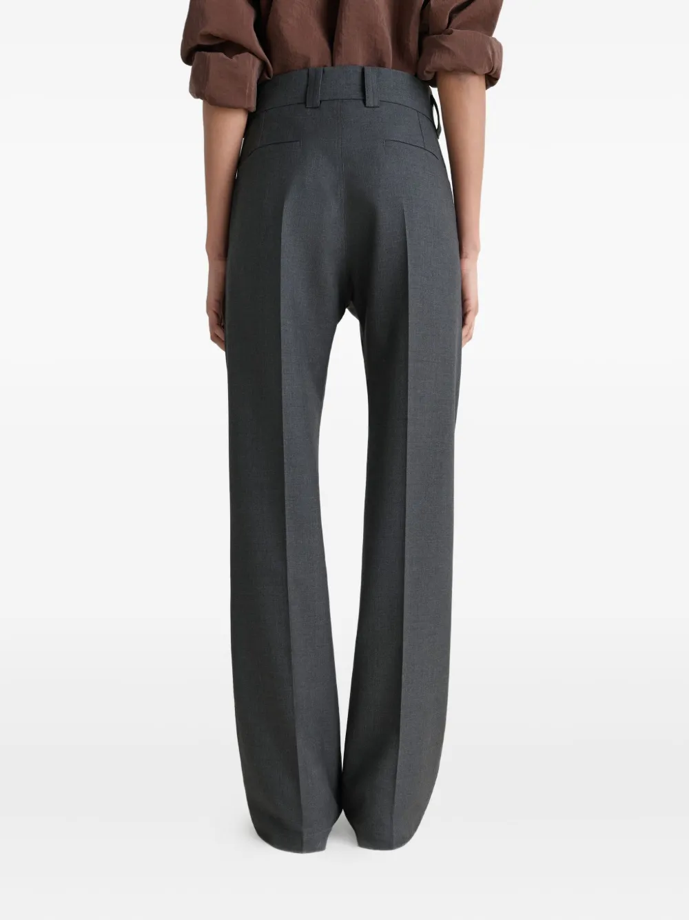 LEMAIRE Pantalon met gekreukte voorkant Grijs