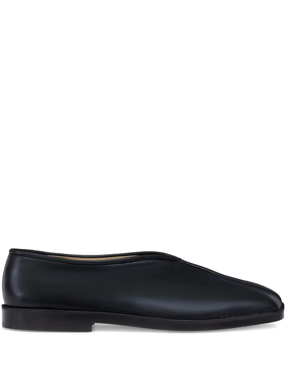 LEMAIRE square-toe loafers | Black | Image 1