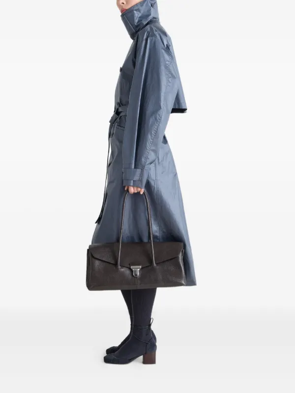 新作*Lemaire*ギア レザーショルダーバッグ ブラック LEMAIRE Gear ショルダーバッグ | ブラック | FARFETCH JP