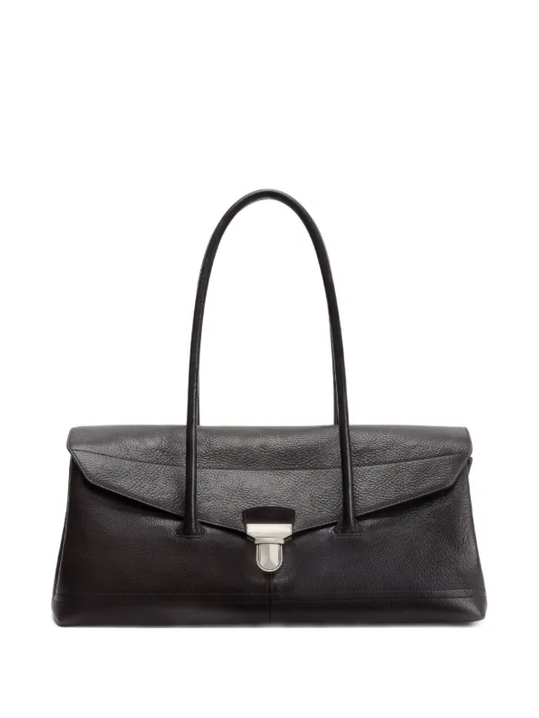 新作*Lemaire*ギア レザーショルダーバッグ ブラック LEMAIRE ギア レザーショルダーバッグ M | ブラック | FARFETCH JP