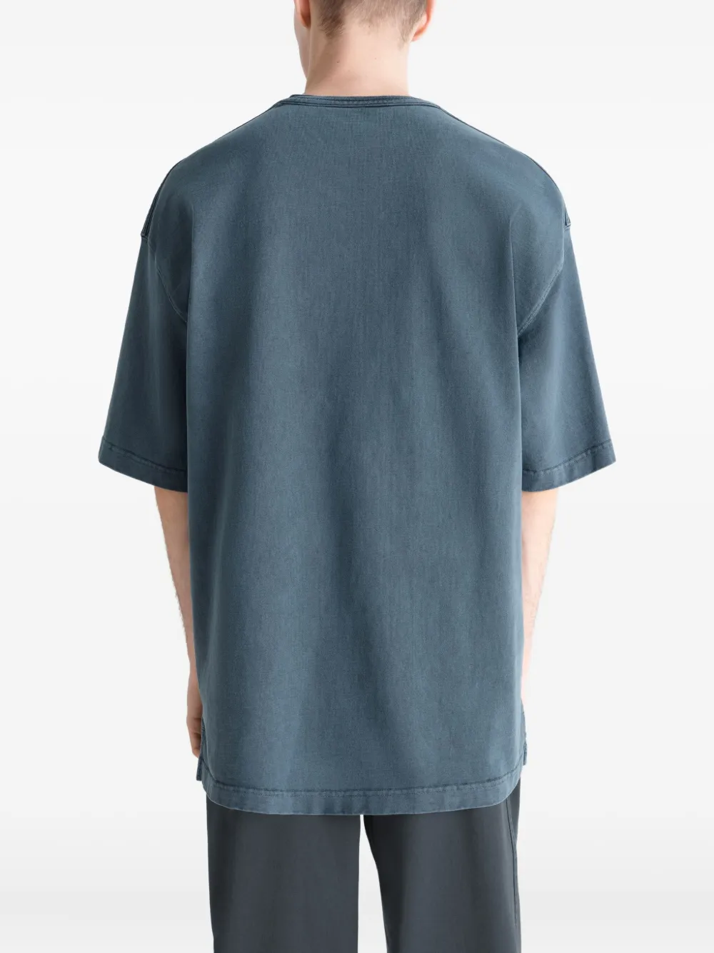 LEMAIRE T-shirt met borstzak Blauw
