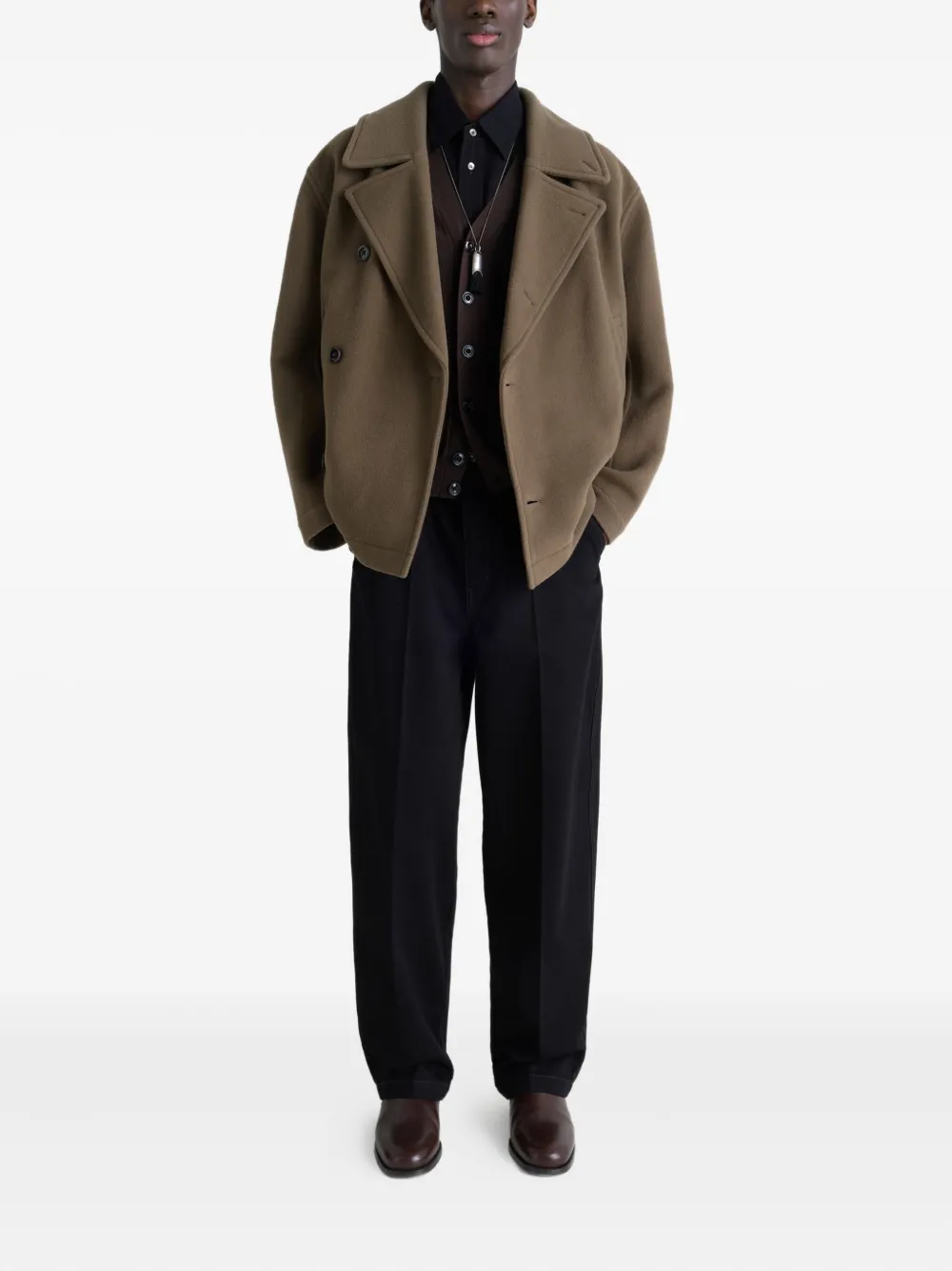 LEMAIRE double-breasted jacket | Peacoats | Image 2