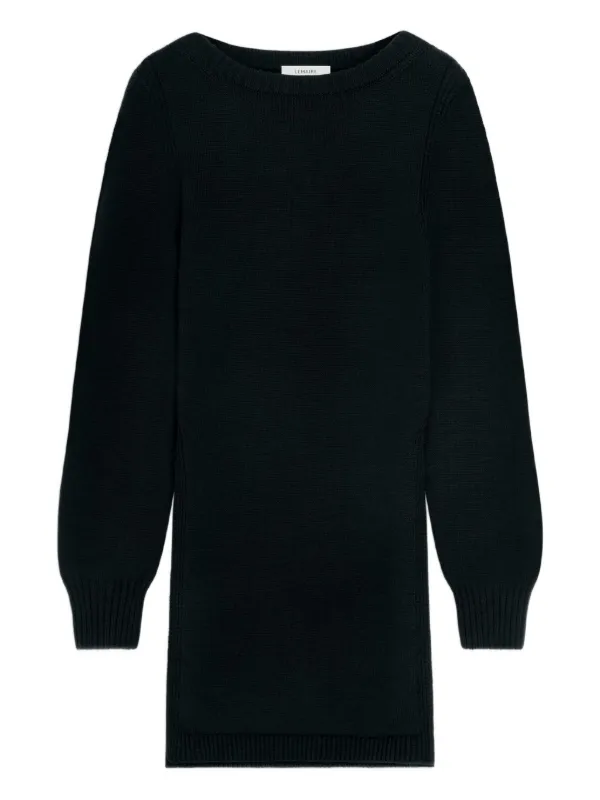 Lemaire Side-slit Sweater in Black