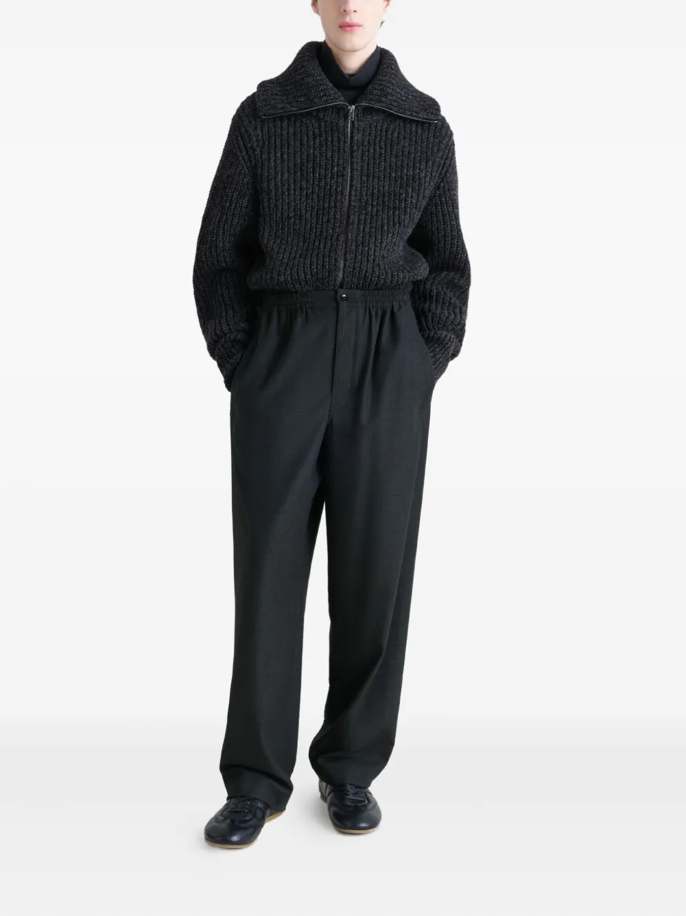 LEMAIRE elasticated-waist trousers | Tailored Pants | Image 2