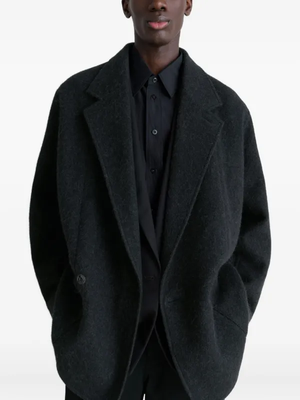 LEMAIRE ダブルコート | ブラック | FARFETCH JP