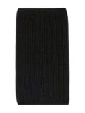 LEMAIRE ribbed high-neck snood - Black