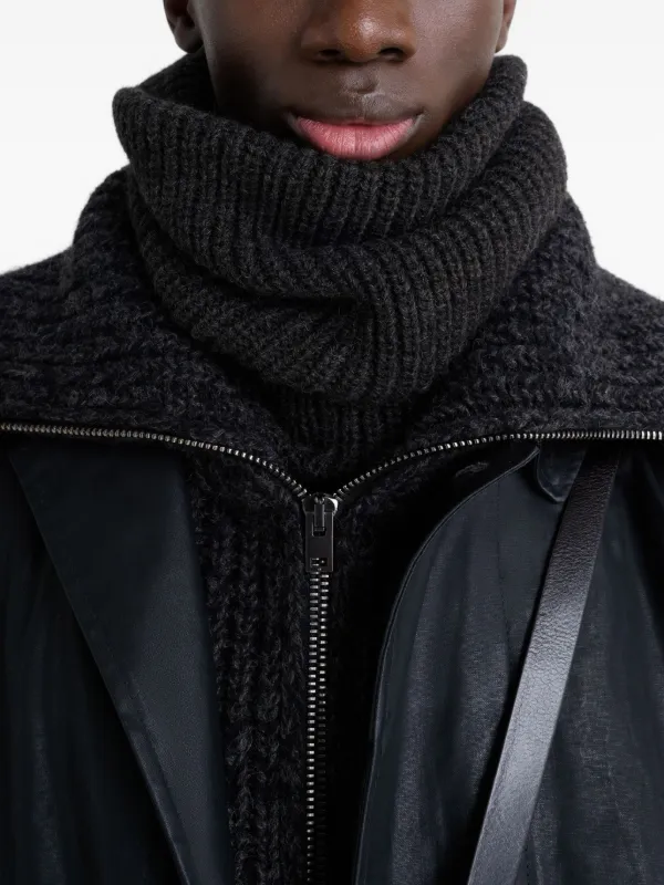 LEMAIRE ハイネック スヌード | ブラック | FARFETCH JP
