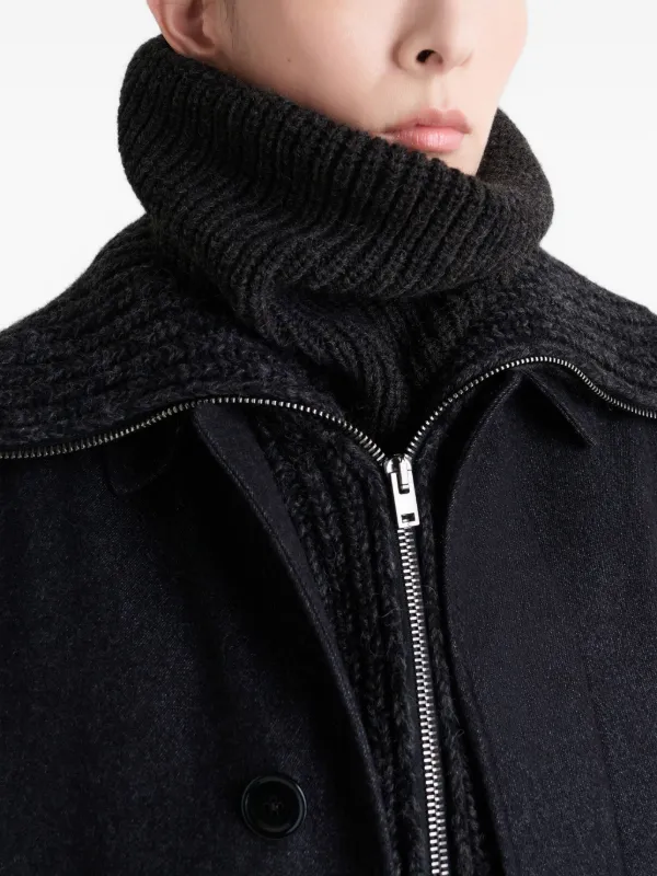 LEMAIRE ハイネック スヌード | ブラック | FARFETCH JP