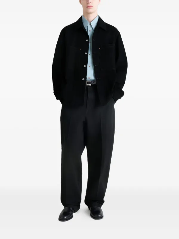 LEMAIRE patch poket JKT xxs 極美品 LEMAIRE パッチポケット ジャケット | ブラック | FARFETCH JP