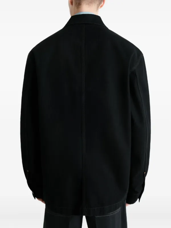 LEMAIRE パッチポケット ジャケット | ブラック | FARFETCH JP