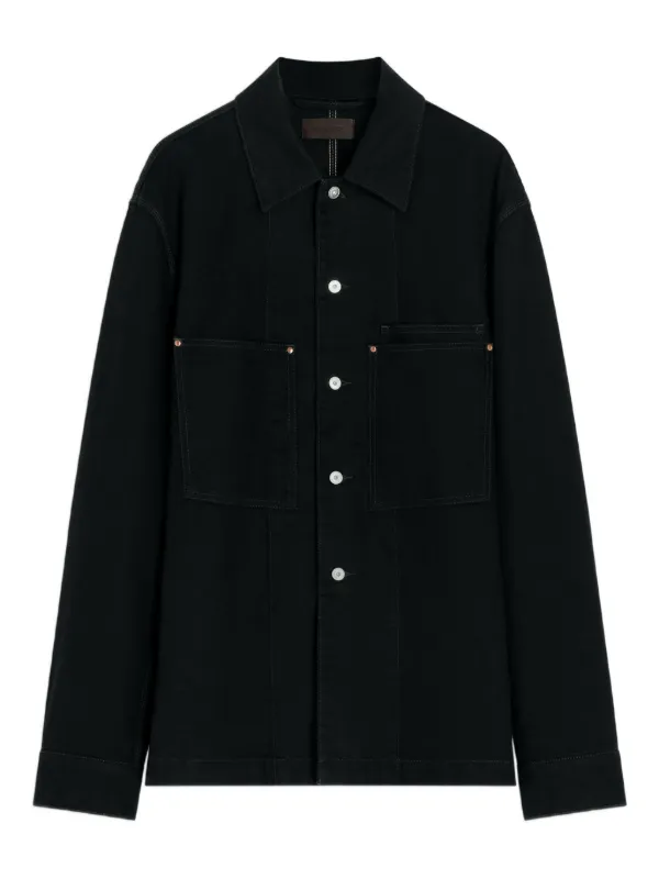 LEMAIRE patch poket JKT xxs 極美品 LEMAIRE パッチポケット ジャケット | ブラック | FARFETCH JP