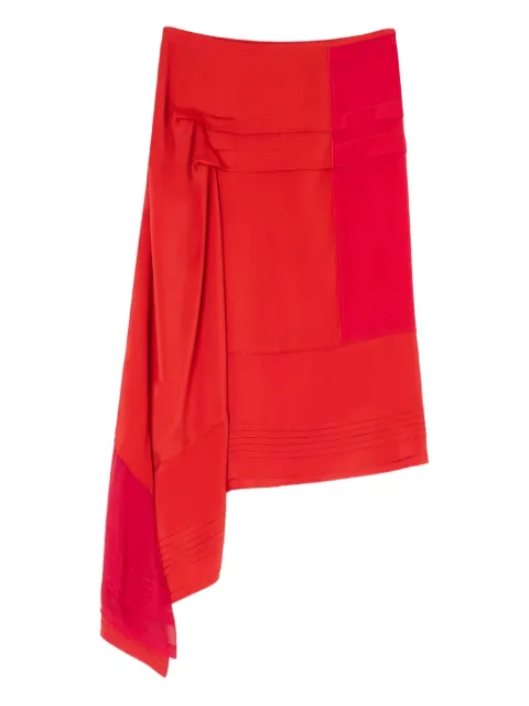 LEMAIRE pleated asymmetric skirt