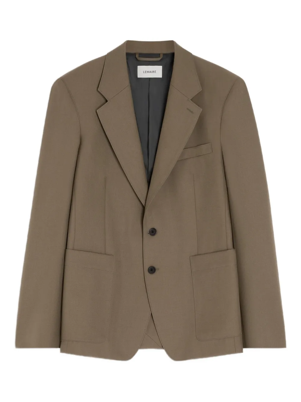 LEMAIRE tailored patch-pockets blazer | Green | Image 1