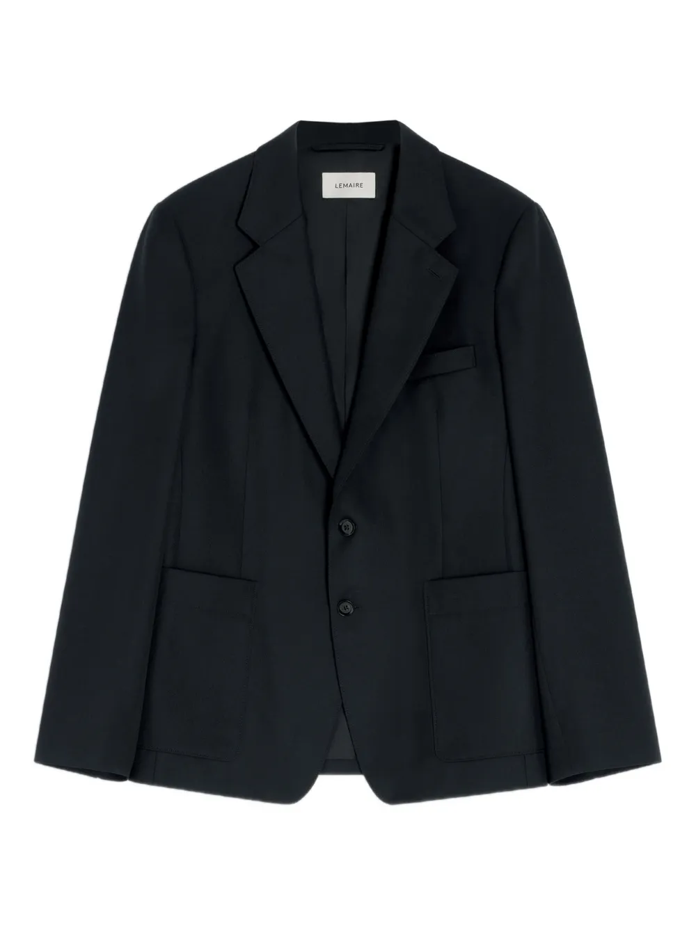 LEMAIRE Blazer sartoriale in lana - Nero