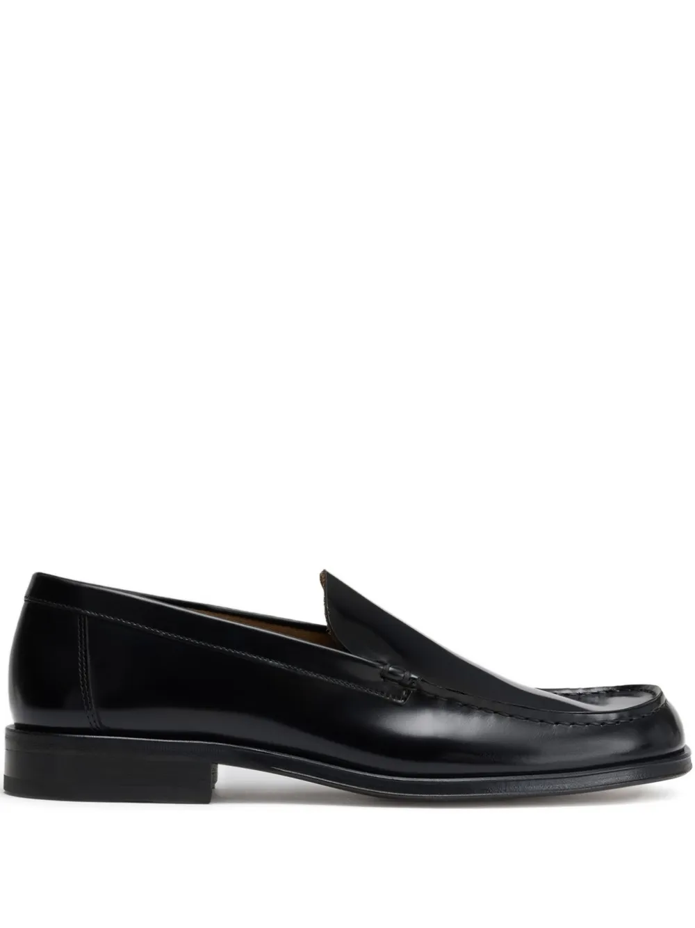 LEMAIRE square-toe loafers | Black | Image 1