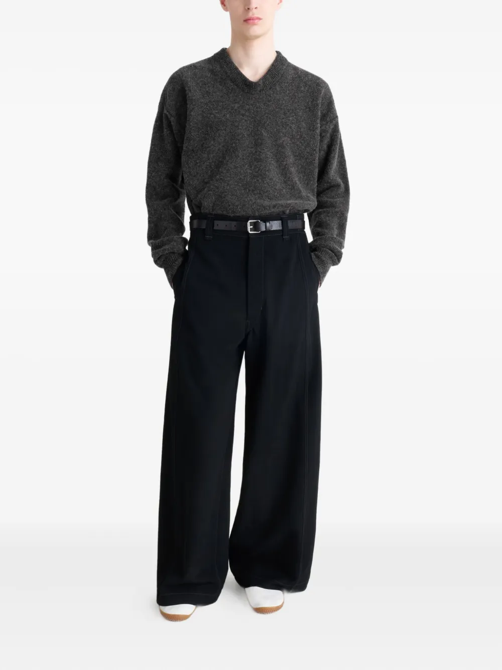 LEMAIRE V-neck wool sweater | Knitted Sweaters | Image 2