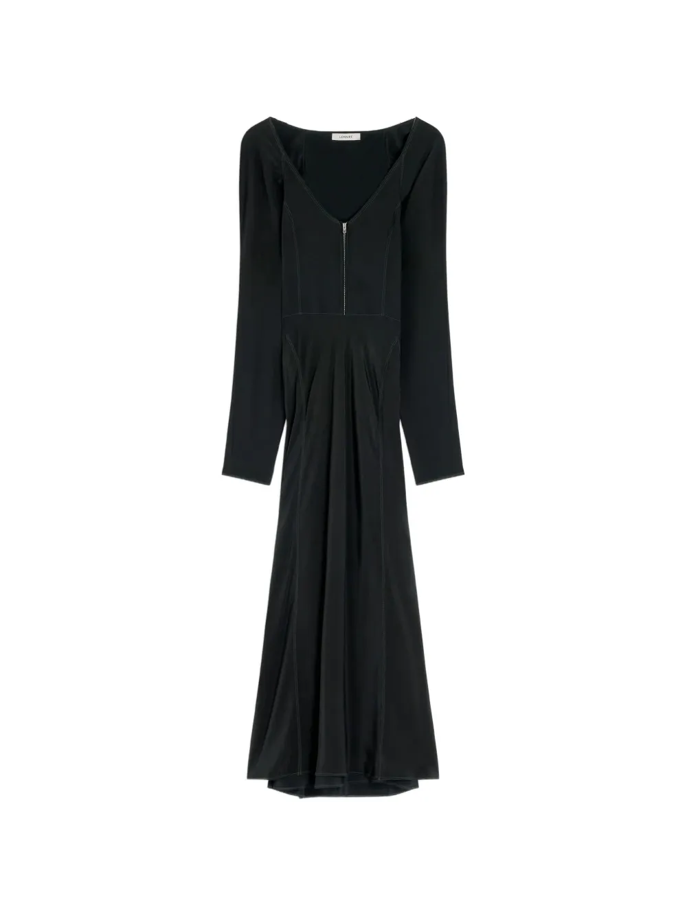 LEMAIRE bias-cut raglan-sleeve midi dress - Black