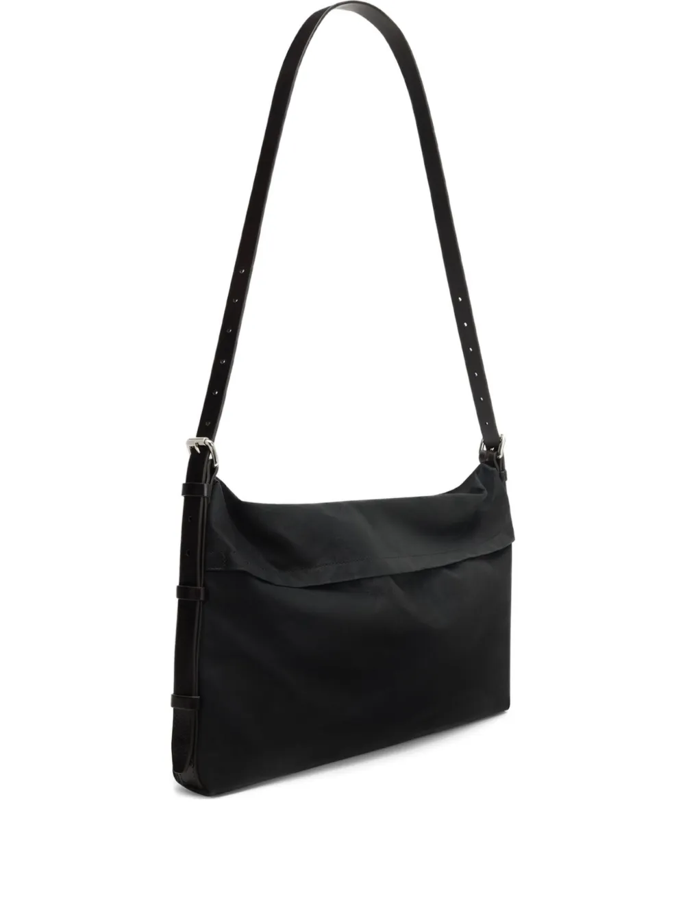 Lemaire Leather-strap Pocket Messenger Bag In Black