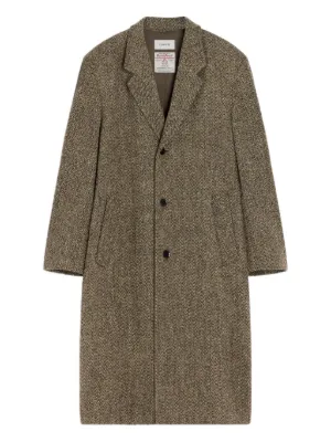 リングヂャケット Lサイズ チェスターコート ヘリンボーン リングヂャケット Lサイズ チェスターコート ヘリンボーン メンズ