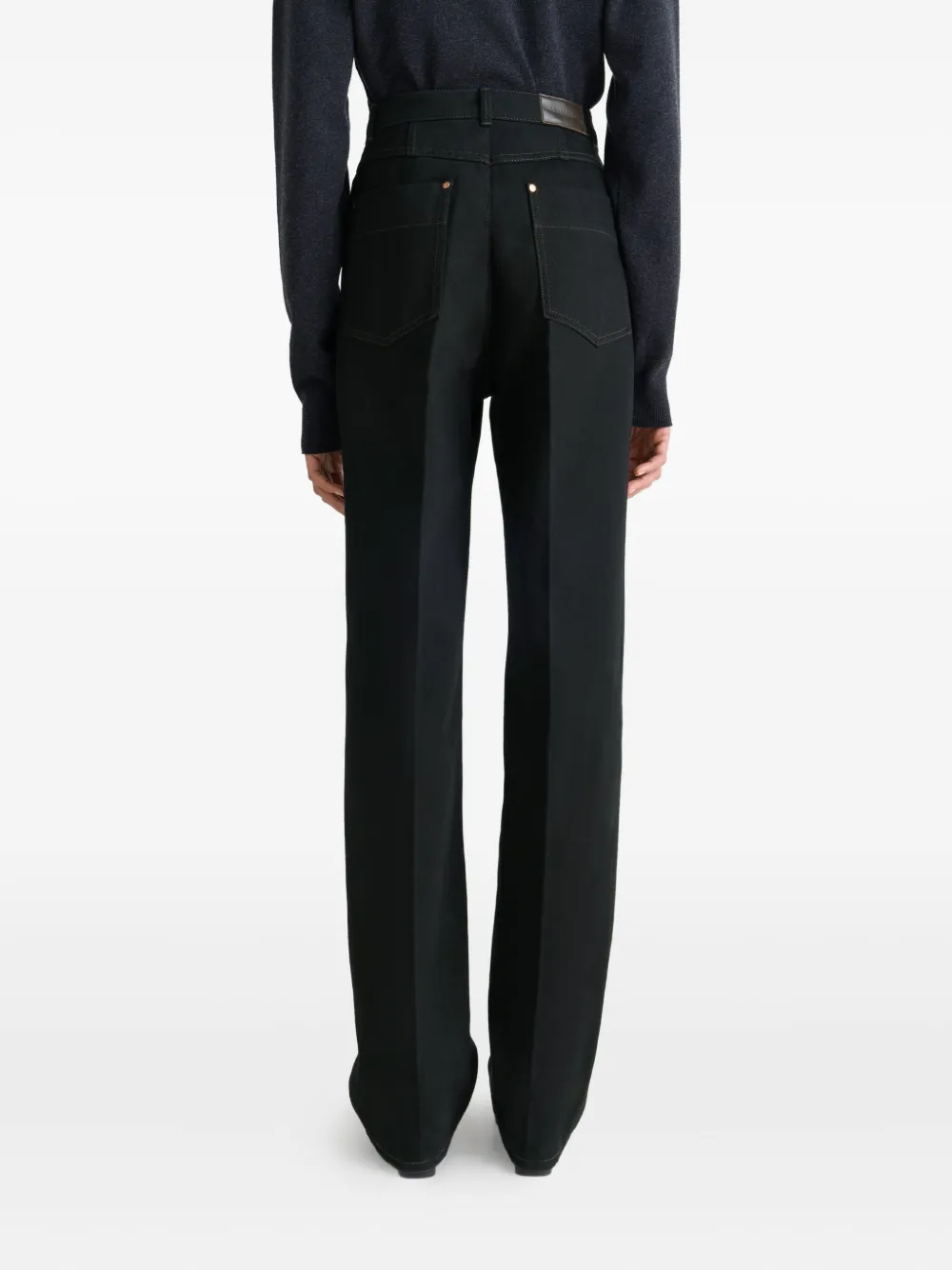 LEMAIRE High waist broeken Zwart